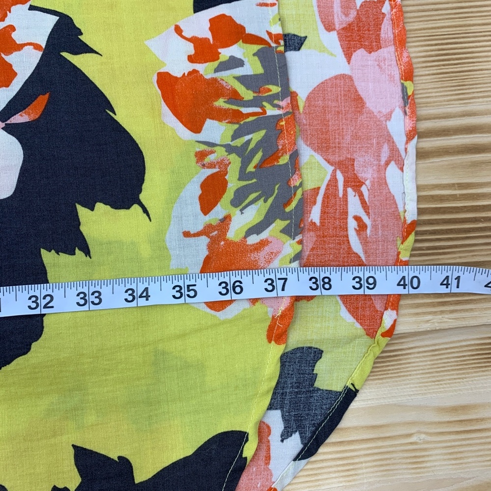 Uncle Frank Vibrant Bold Floral Sleeveless Shift Dress Sz M - Picture 14 of 14